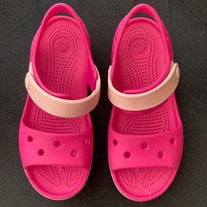 Crocs sandals size 13 little girls